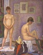 Georges Seurat The Post of Woman oil on canvas
